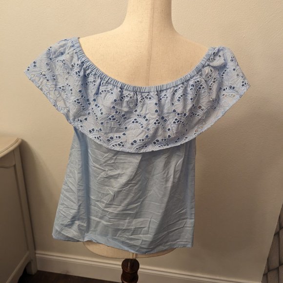 Banana Republic Factory Off-Shoulder Top - Picture 8 of 8